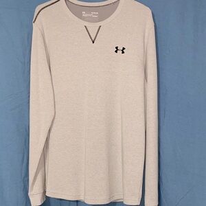 Under Armour Men's Gray Thermal Long Sleeve Shirt Size XL